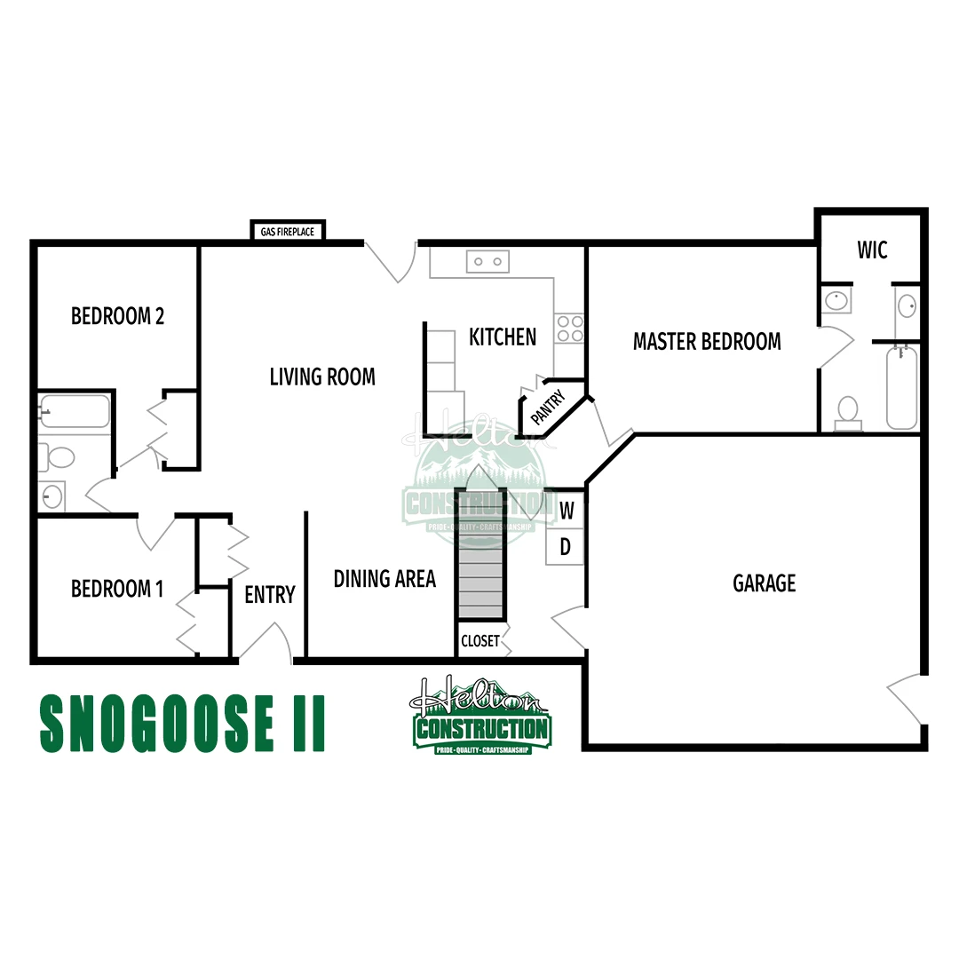 The Snogoose II Floor Plan