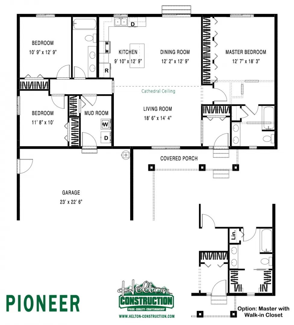 The Pioneer Floor Plan