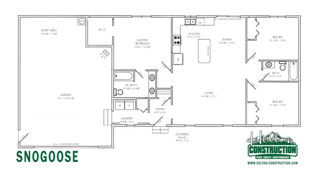 The Snogoose Floor Plan